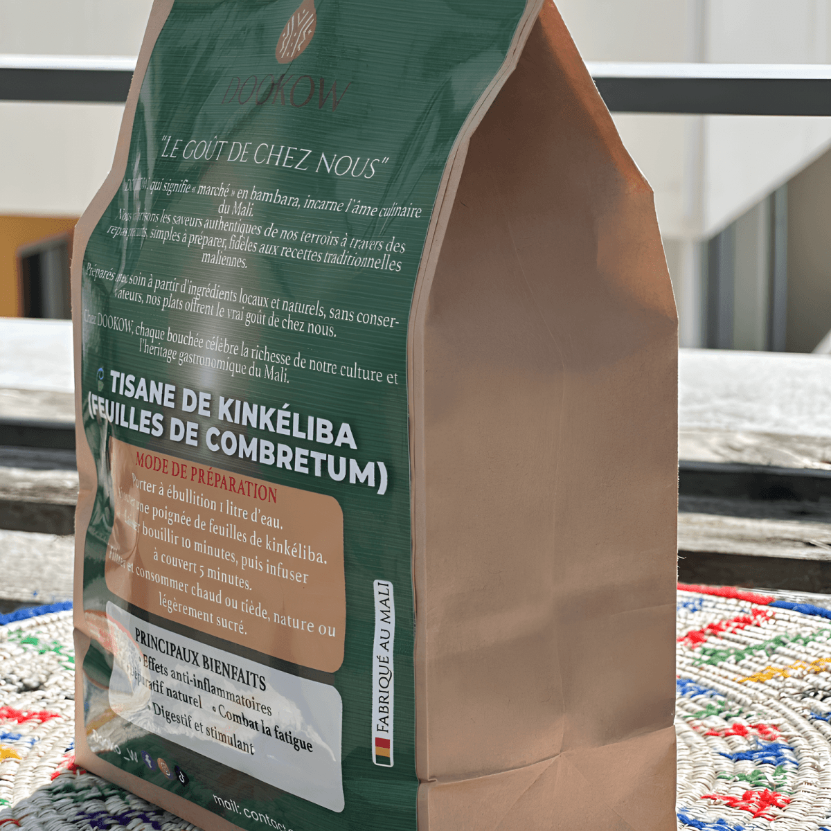 Kinkeliba Feuilles - Tisane Détox & Longue Vie - DOOKOW