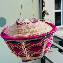 Panier en Paille Traditionnel - Tressé Main - DOOKOW