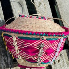 Panier en Paille Traditionnel - Tressé Main - DOOKOW