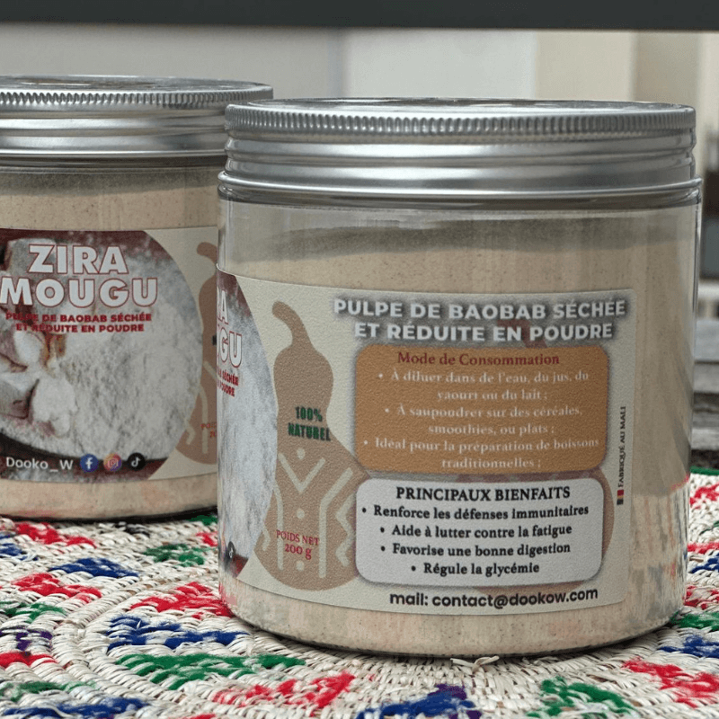 Poudre de Baobab - Vitamine C & Énergie - DOOKOW
